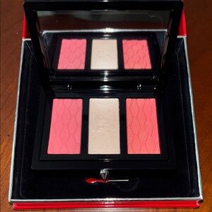 Vibrant Pink and Cream Blush Palette